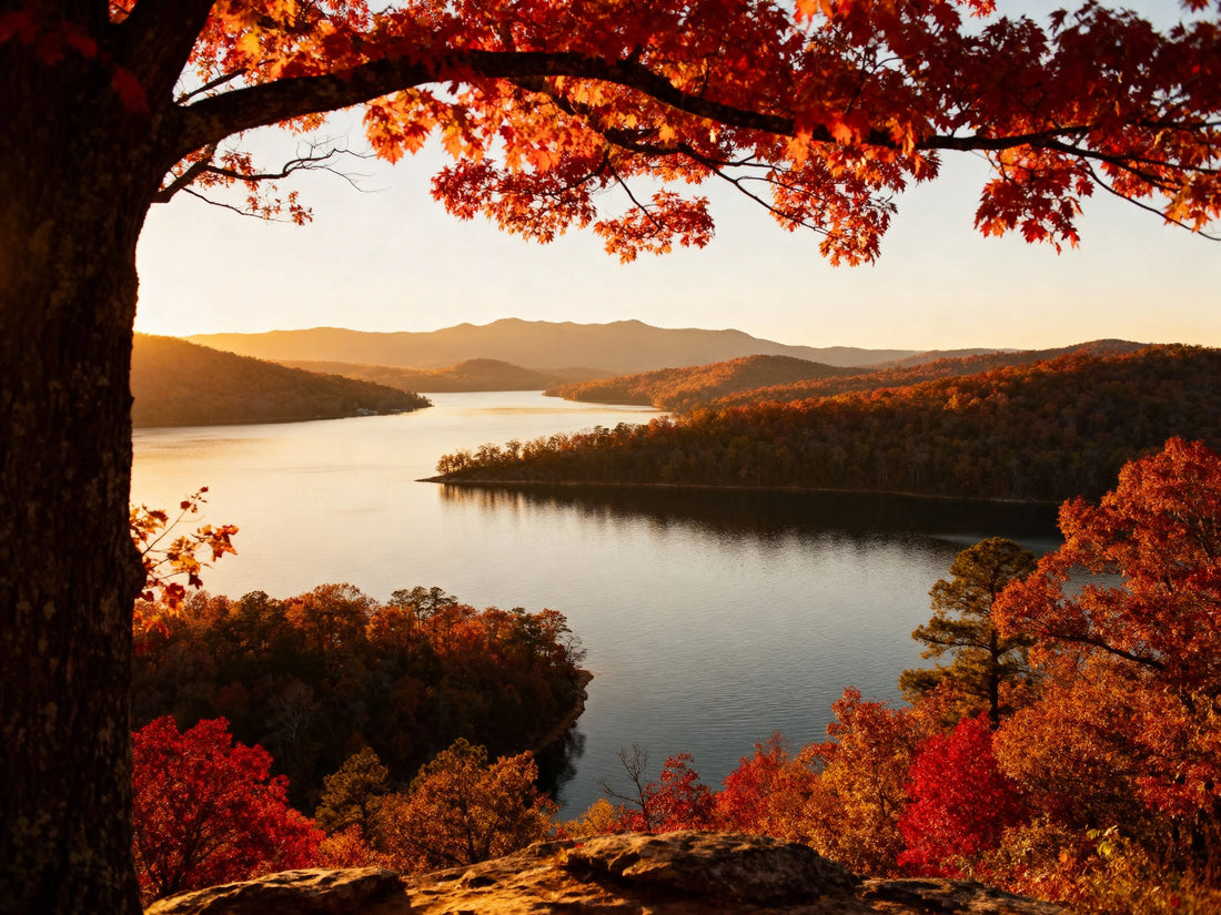 What-are-the-best-spots-for-Fall-foliage-viewing-in-Holiday-Island-Arkansas-in-November The Woodland Retreat